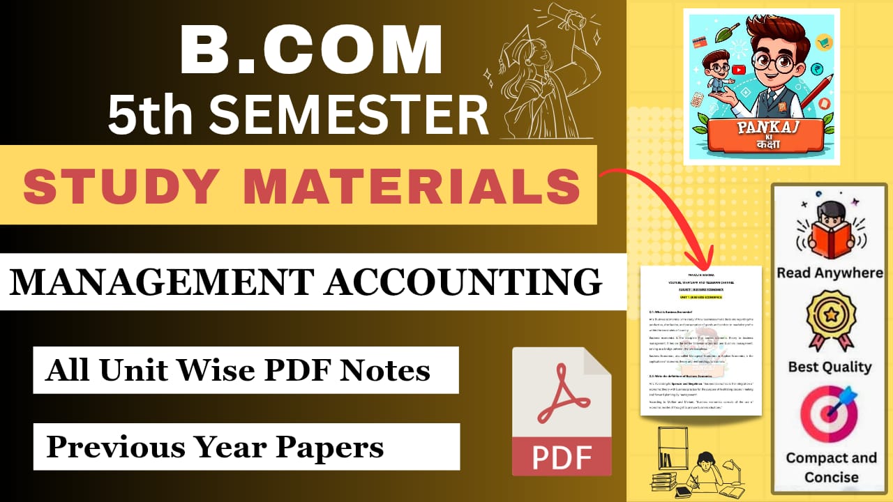 Management Accounting (B.com 5th Semester)